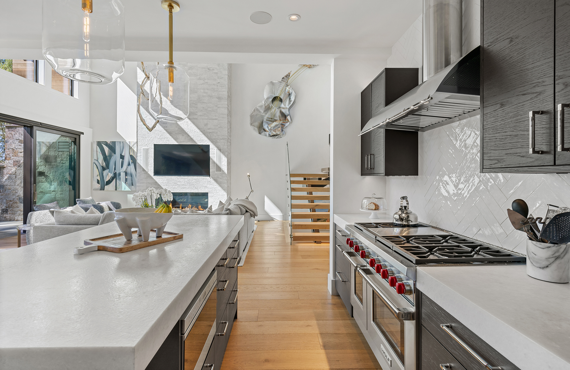 Display Image for Modern gray and white kitchen