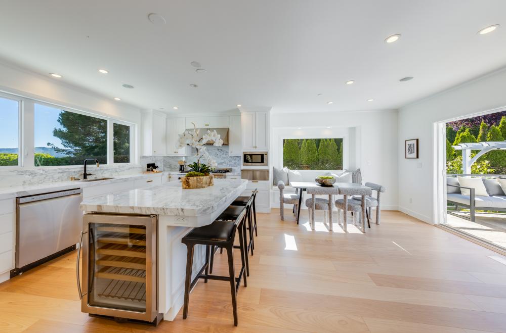 kitchen with window